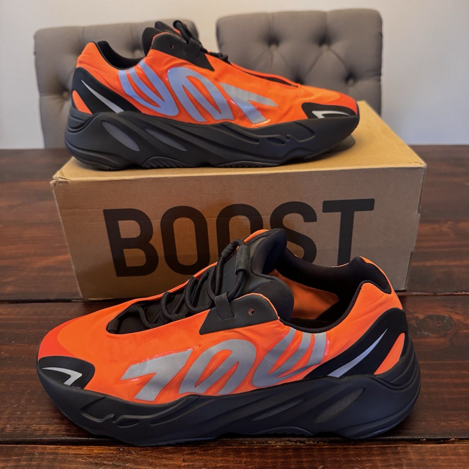 Adidas Yeezy Boost 700 Mnvn Orange Shoes